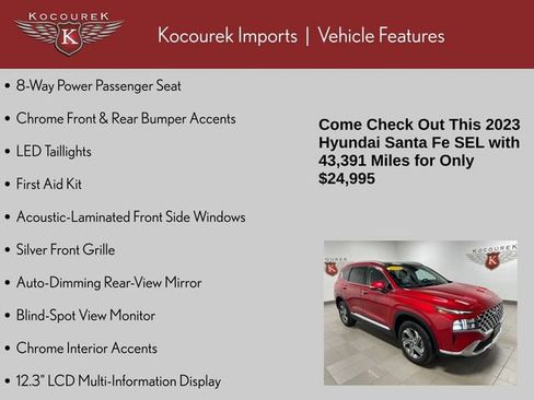 Used 2023 Hyundai Santa Fe SEL w/ Premium Package AWD/4WD image 5