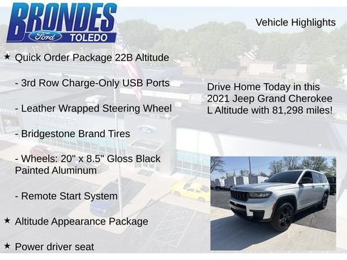 Used 2021 Jeep Grand Cherokee L Laredo AWD/4WD image 16