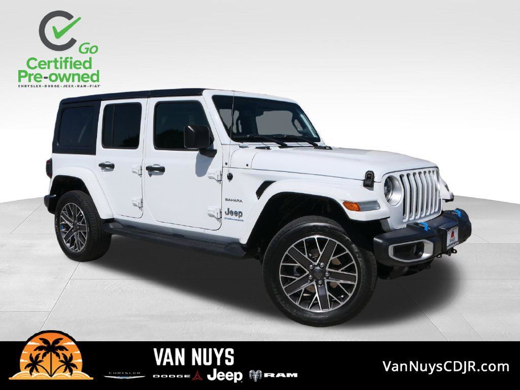 Certified 2023 Jeep Wrangler Unlimited Sahara AWD/4WD image 1