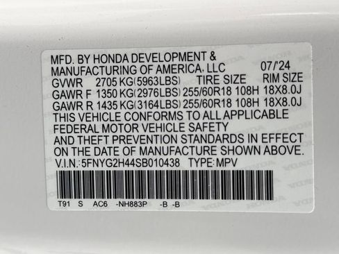 Certified 2025 Honda Pilot EX-L image 29
