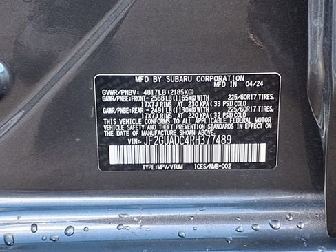 Certified 2024 Subaru Crosstrek 2.0i Premium AWD/4WD image 10