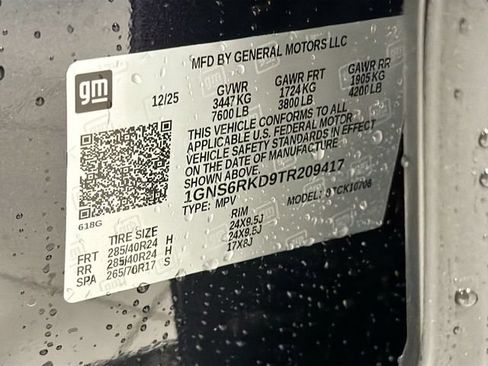 New 2026 Chevrolet Tahoe RST w/ RST Capability Package AWD/4WD image 28
