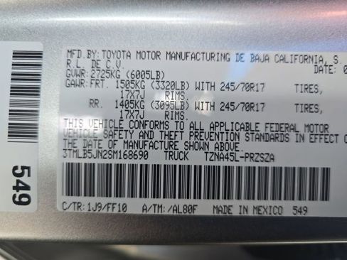 Used 2025 Toyota Tacoma SR5 image 32