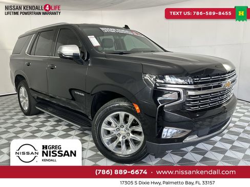 Used 2021 Chevrolet Tahoe Premier w/ Premium Package RWD image 1