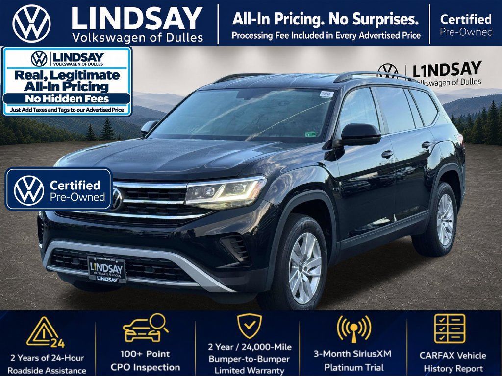 Used 2021 Volkswagen Atlas S AWD/4WD image 4
