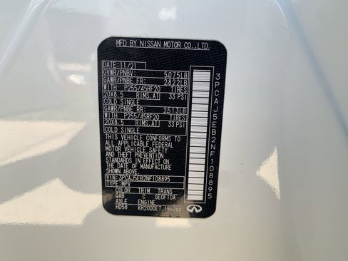 Used 2022 INFINITI QX50 Sensory w/ Cargo Package image 36