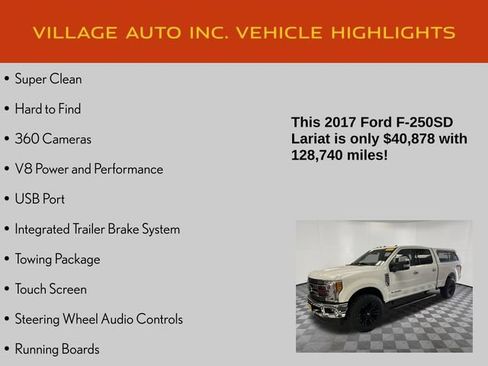 Used 2017 Ford F250 Lariat w/ Lariat Ultimate Package AWD/4WD image 7
