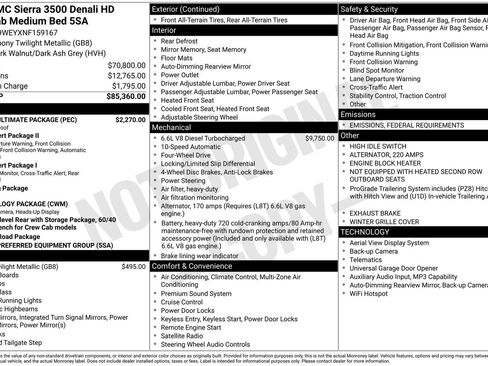 Used 2022 GMC Sierra 3500 Denali w/ Denali Ultimate Package image 41