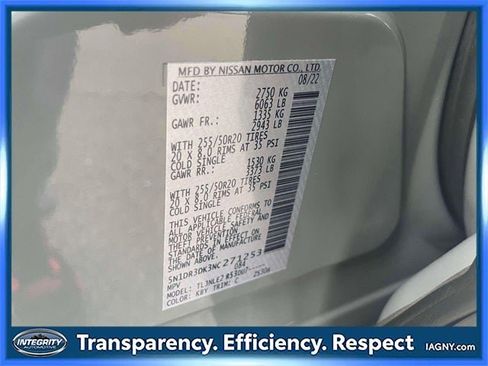 Certified 2022 Nissan Pathfinder Platinum w/ Cargo Package image 20