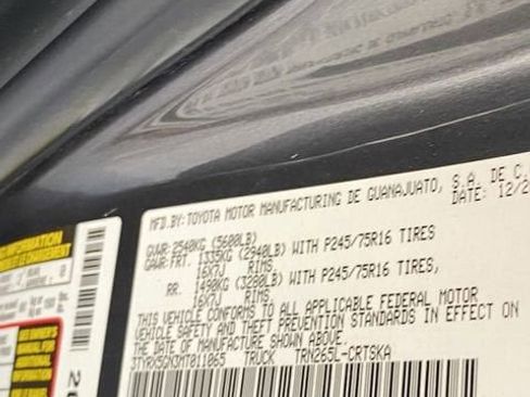 Certified 2021 Toyota Tacoma SR RWD image 33