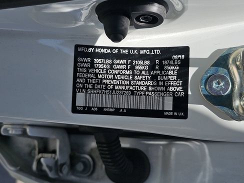 Used 2018 Honda Civic EX image 10