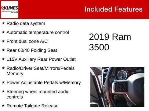 Used 2019 RAM 3500 Laramie image 3