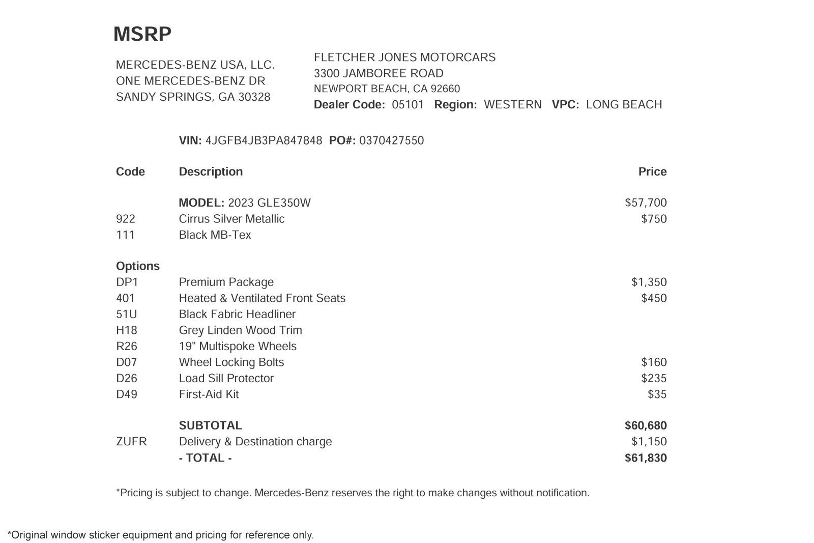 Certified 2023 Mercedes-Benz GLE 350 image 2