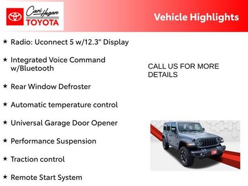 Used 2025 Jeep Wrangler Unlimited Rubicon 4xe w/ Convenience Group AWD/4WD image 10