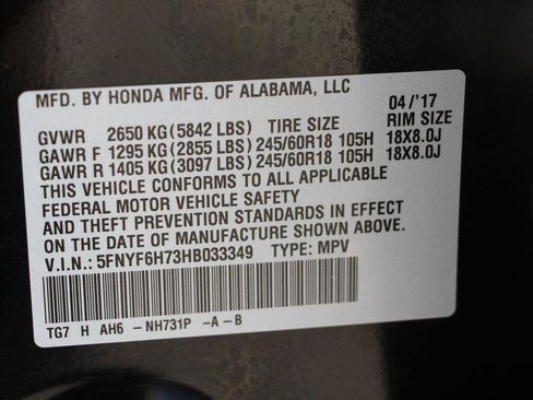 Used 2017 Honda Pilot EX-L image 31