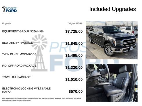 New 2025 Ford F150 Lariat w/ Equipment Group 502A High image 3