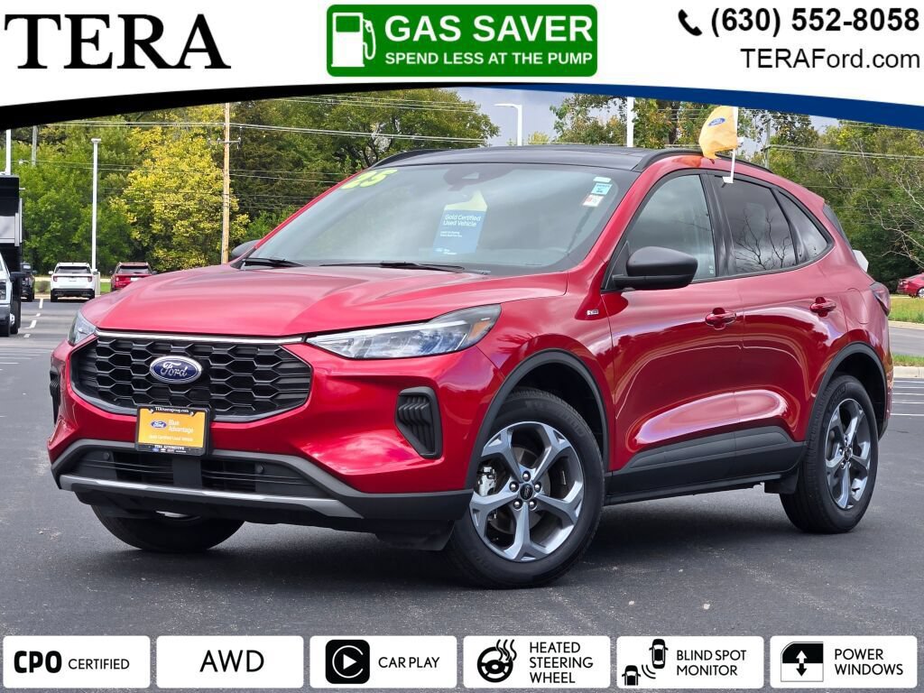 Certified 2025 Ford Escape ST-Line w/ Tech Pack #1 AWD/4WD 360° Tour