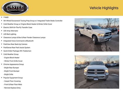 Used 2018 RAM 3500 Tradesman w/ Chrome Appearance Group image 4