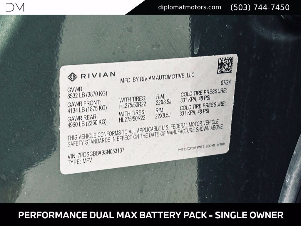 Used 2025 Rivian R1S Adventure Dual AWD/4WD image 49