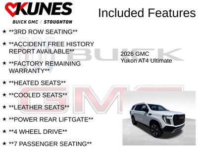 New 2026 GMC Yukon AT4 Ultimate