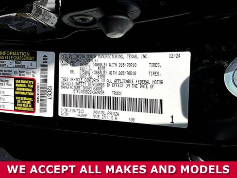 Used 2025 Toyota Tundra SR5 AWD/4WD image 17
