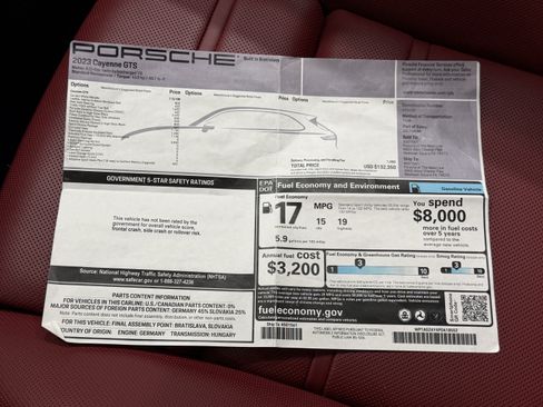 Certified 2023 Porsche Cayenne GTS AWD/4WD image 61