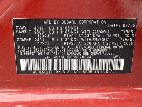 Certified 2025 Subaru Crosstrek 2.5i Wilderness AWD/4WD image 27