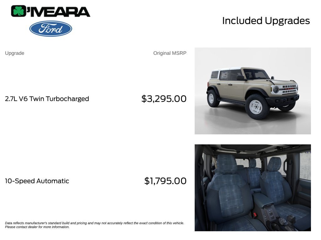 New 2026 Ford Bronco Heritage Edition AWD/4WD image 4