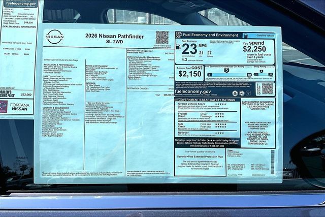 New 2026 Nissan Pathfinder SL w/ SL Premium Package FWD image 14