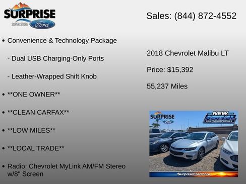 Used 2018 Chevrolet Malibu LT FWD image 12