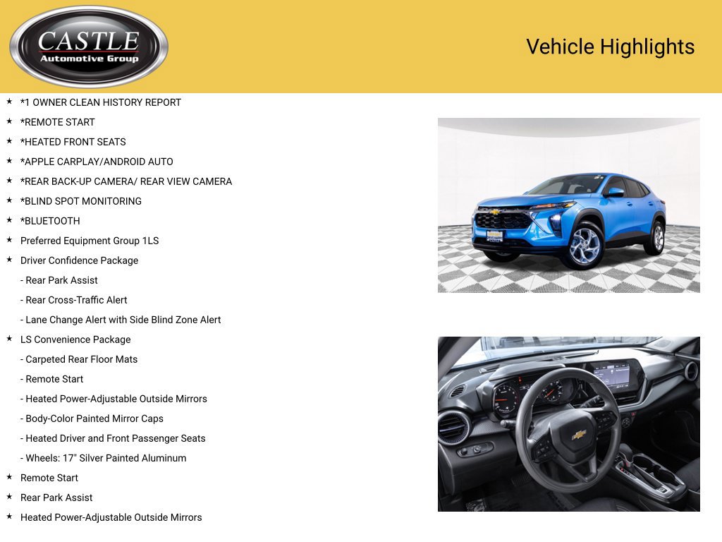 Used 2025 Chevrolet Trax LS w/ LS Convenience Package FWD image 3