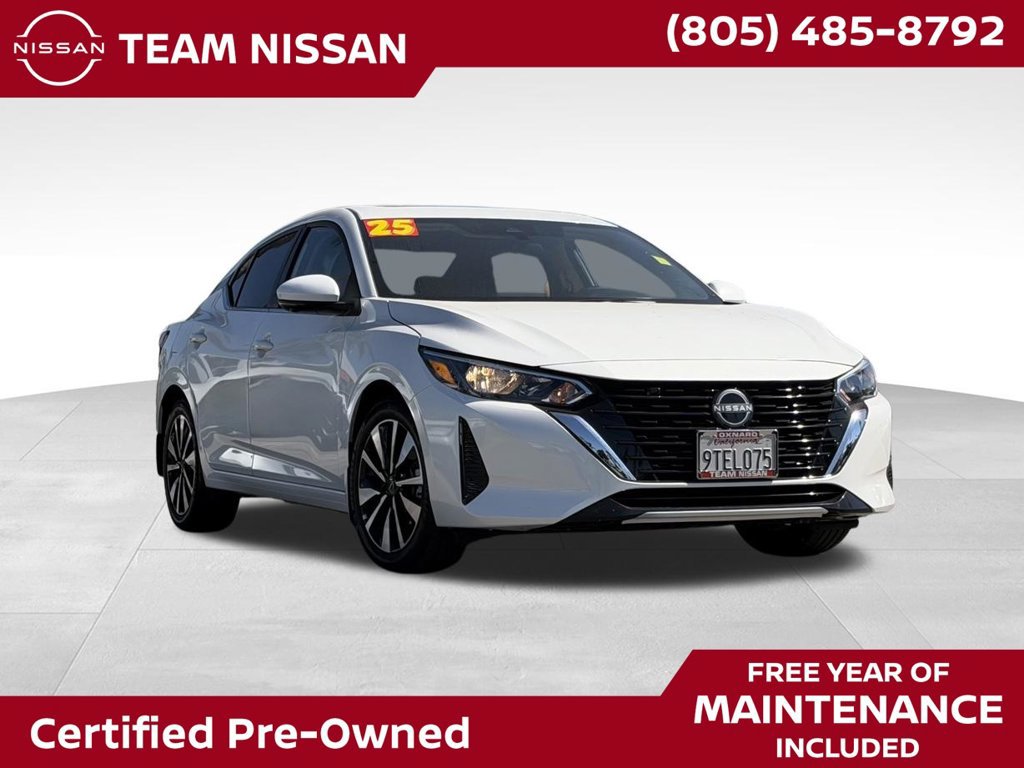 Certified 2025 Nissan Sentra SV w/ SV Premium Package FWD 360° Tour