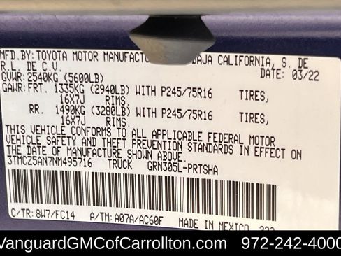 Used 2022 Toyota Tacoma TRD Off-Road image 32