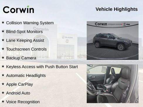 Used 2022 Jeep Cherokee Trailhawk w/ Trailer Tow Group AWD/4WD image 11