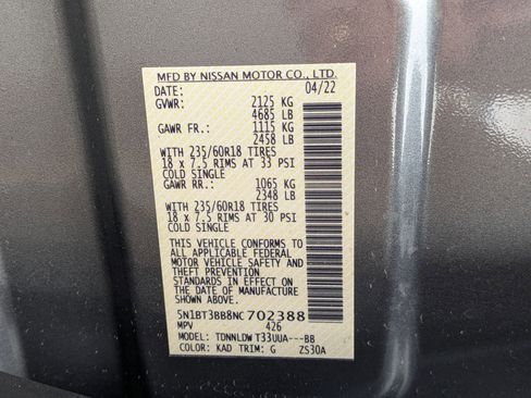 Used 2022 Nissan Rogue SV image 29