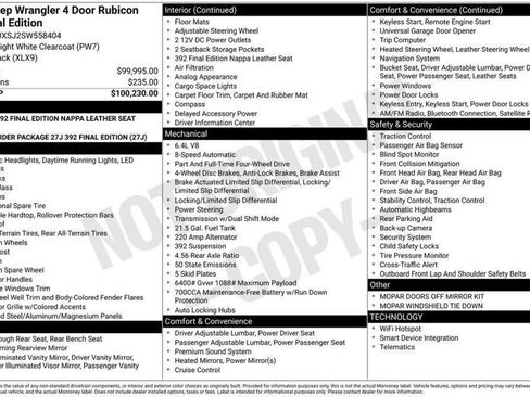 New 2025 Jeep Wrangler Unlimited Rubicon 392 image 17