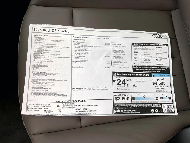 New 2026 Audi Q5 2.0T AWD/4WD image 10