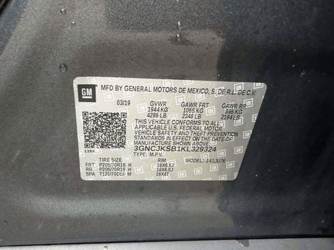 Certified 2019 Chevrolet Trax LS w/ Tint and Cruise Package FWD image 18