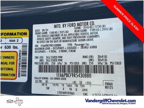 Used 2024 Ford Mustang GT Premium RWD image 30