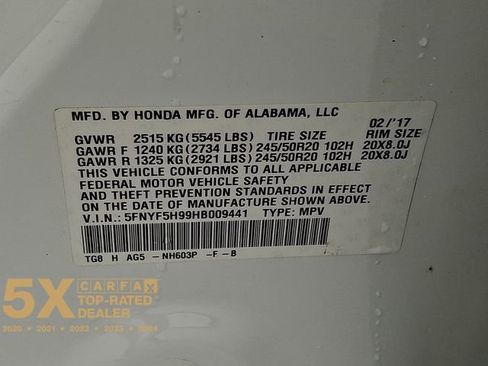 Used 2017 Honda Pilot Touring image 31