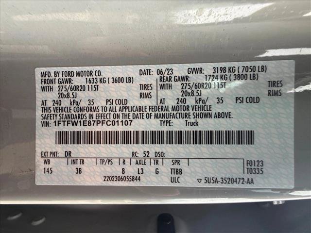 Used 2023 Ford F150 Platinum w/ Equipment Group 701A High AWD/4WD image 28
