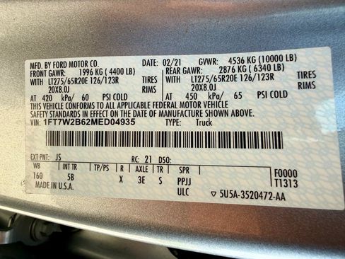 Used 2021 Ford F250 Lariat AWD/4WD image 13