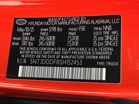 New 2025 Hyundai Santa Cruz XRT image 18