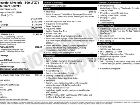 Used 2015 Chevrolet Silverado 1500 LT w/ All Star Edition AWD/4WD image 4