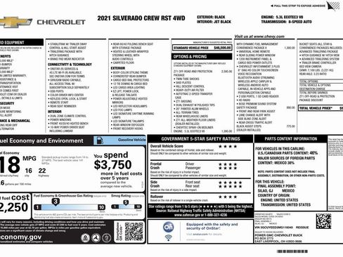 Certified 2021 Chevrolet Silverado 1500 RST image 4