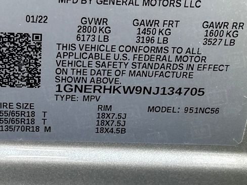 Used 2022 Chevrolet Traverse LT image 51