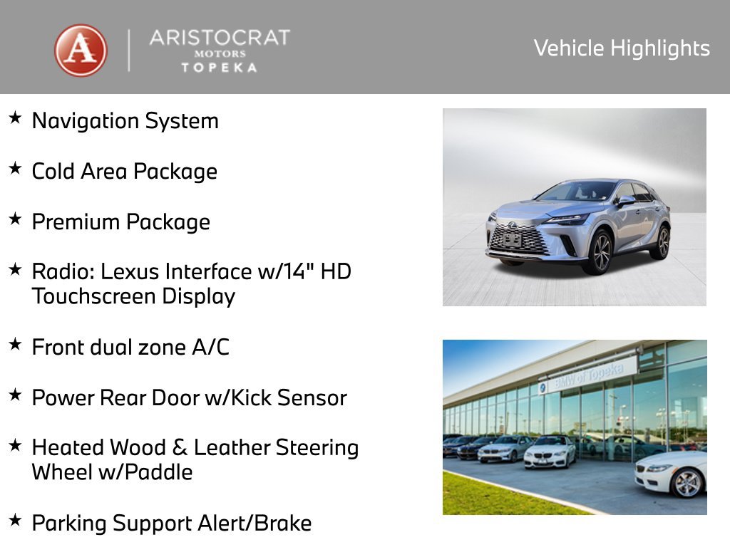 Used 2023 Lexus RX 350 Premium w/ Cold Area Package AWD/4WD image 2