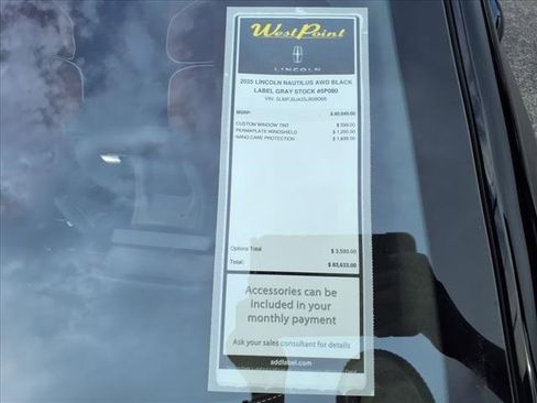 New 2025 Lincoln Nautilus Black Label image 5