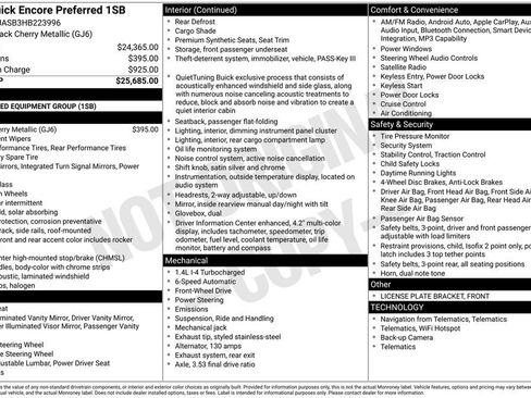 Used 2017 Buick Encore Preferred image 40