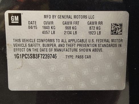 Used 2015 Chevrolet Cruze LT image 33